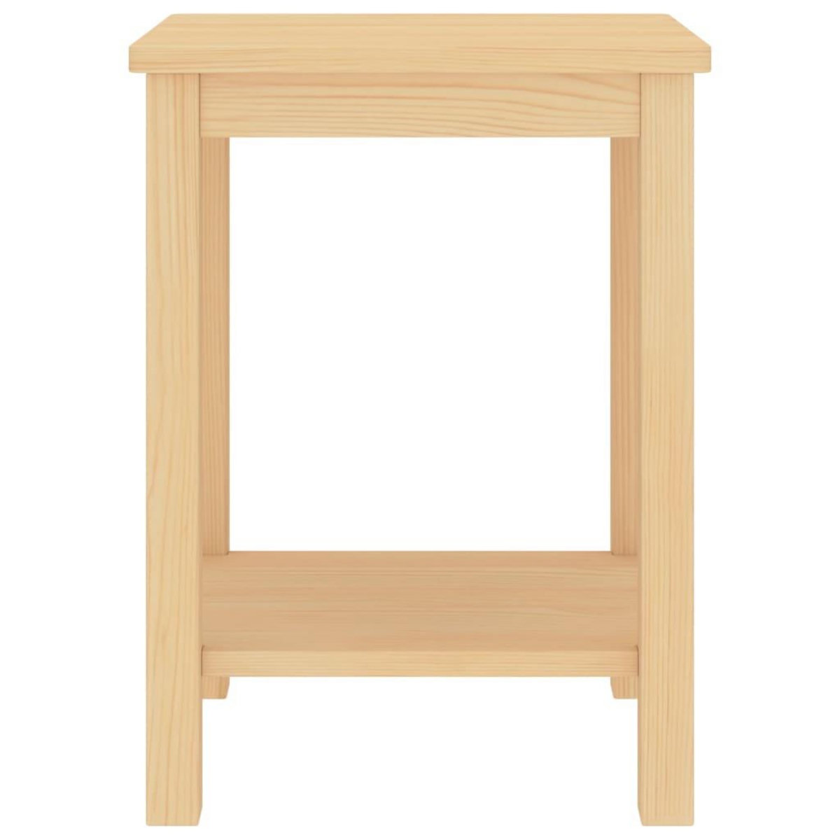 VIDAXL Table de chevet naturel 35x30x47 cm bois de pin massif