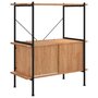 Voir la diapositive 2 : VIDAXL Etagere a 3 niveaux armoire 80x40x92 cm Acier bois d'ingenierie