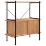 Voir la diapositive 2 : VIDAXL Etagere a 3 niveaux armoire 80x40x92 cm Acier bois d'ingenierie