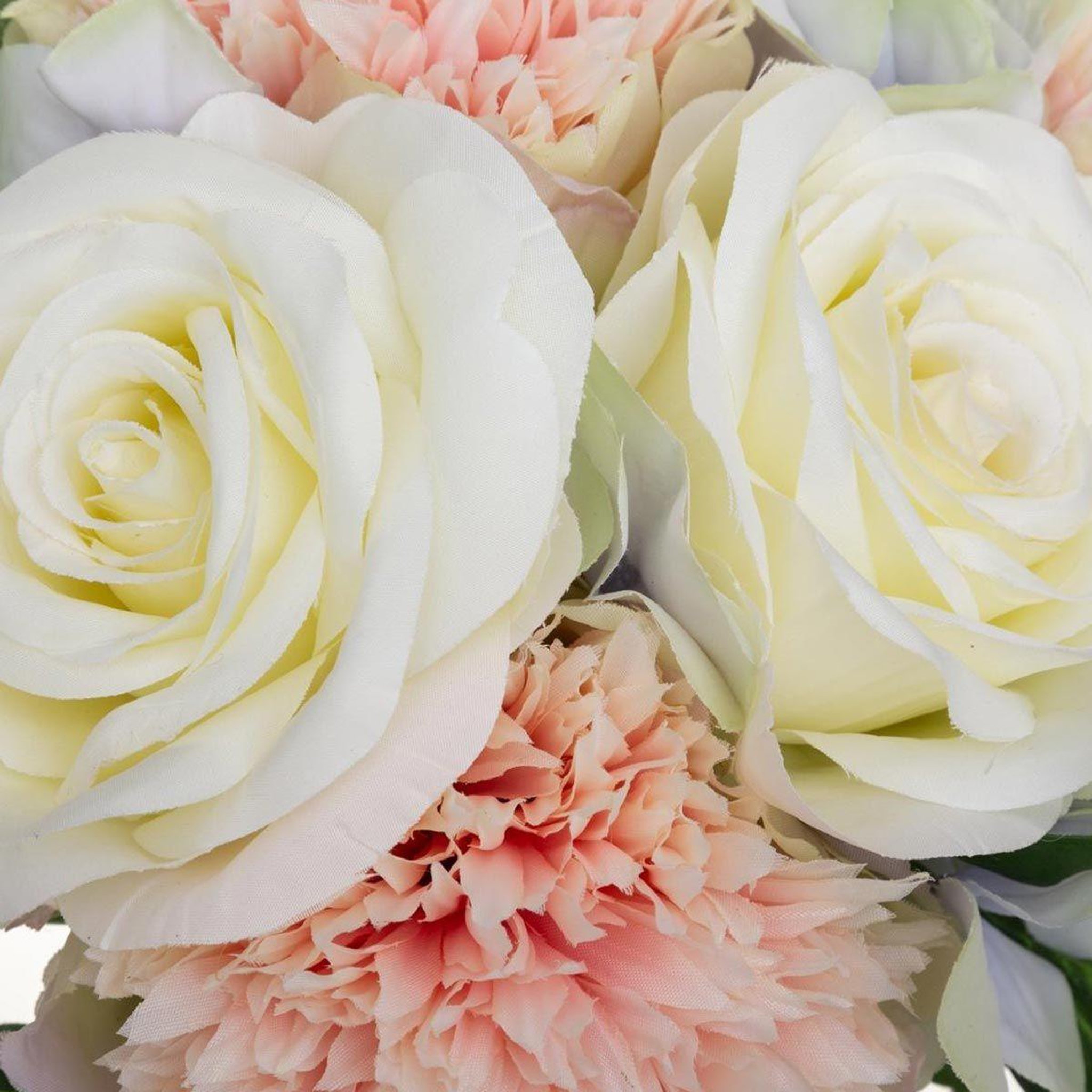 Voir la diapositive 2 : ATMOSPHERA Bouquet de fleurs  oeillet  26cm multicolore
