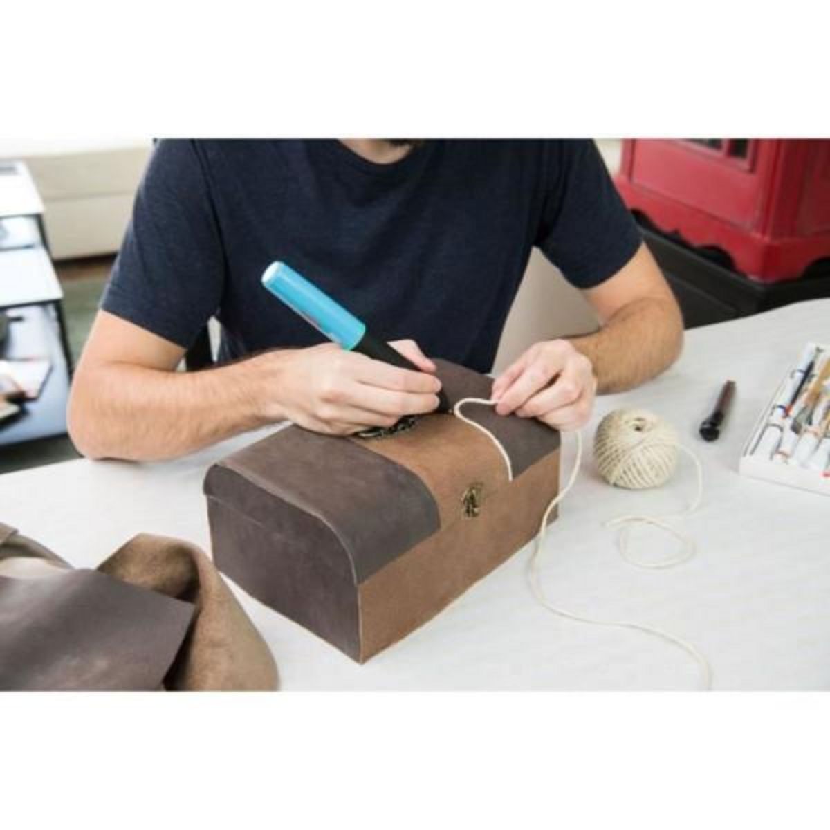 BOSCH Pistolet a colle sans fil Bosch - Gluey - Edition Lagoon Blue