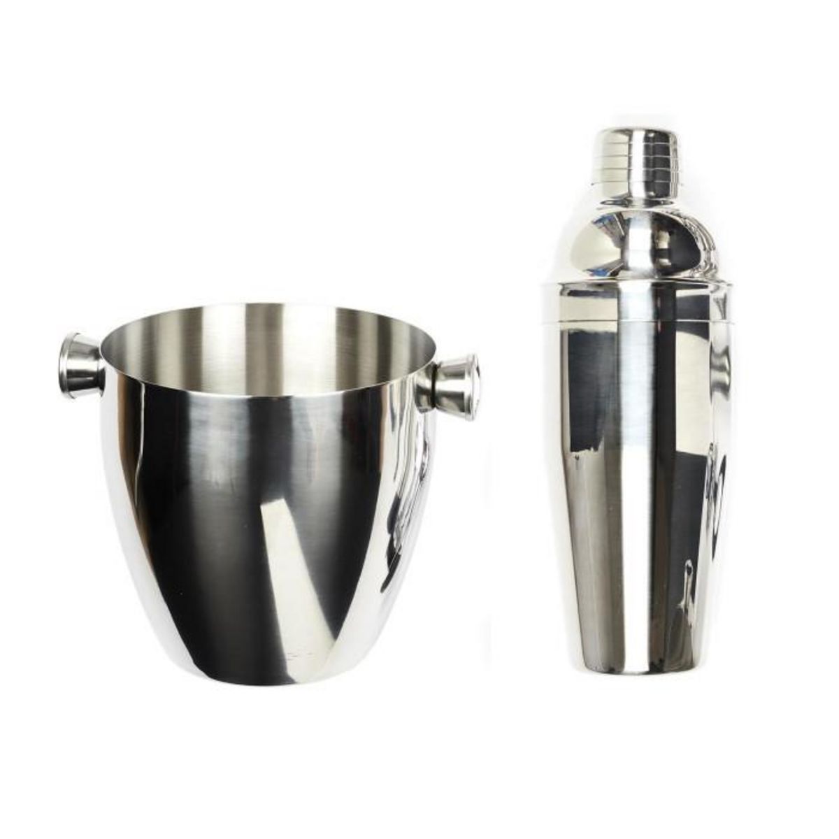 Paris Prix Set à Cocktail  16 Accessoires  19cm Argent