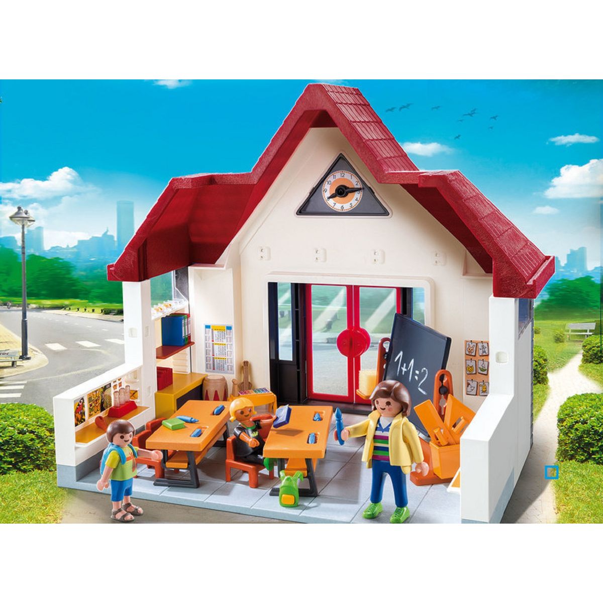 PLAYMOBIL 6865 - City Life - Ecole avec Salle de Classe