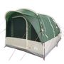 Voir la diapositive 2 : VIDAXL Tente de camping tunnel 3 personnes vert impermeable