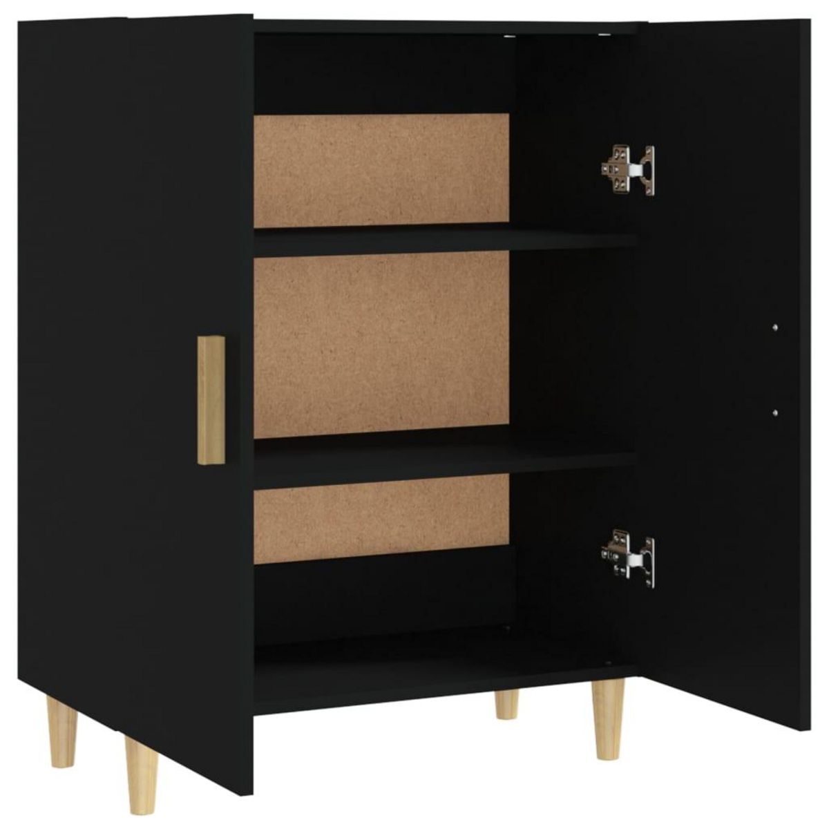 VIDAXL Buffet Noir 70x34x90 cm Bois d'ingenierie