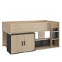 Voir la diapositive 2 : Lit combiné 90x200cm avec rangements CLEVELAND