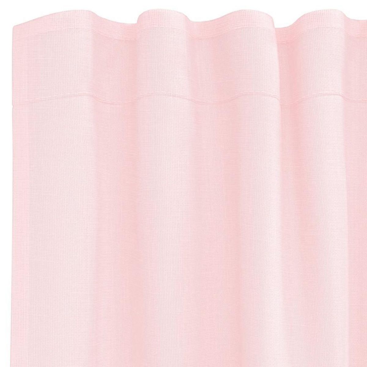 VIDAXL Rideaux en voile avec boucles 2 pcs rose clair 140x245 cm