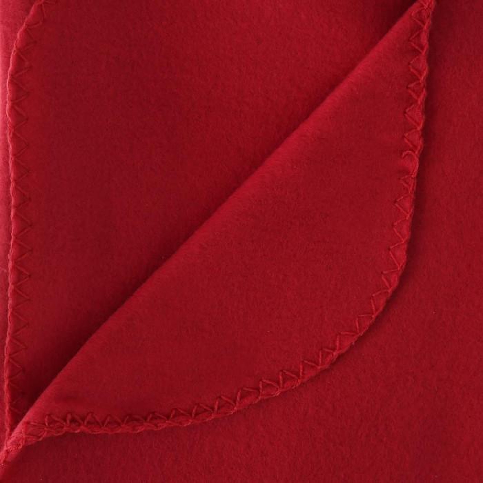 Voir la diapositive 2 : ATMOSPHERA Plaid Polaire  Jeremy  125x150cm Rouge