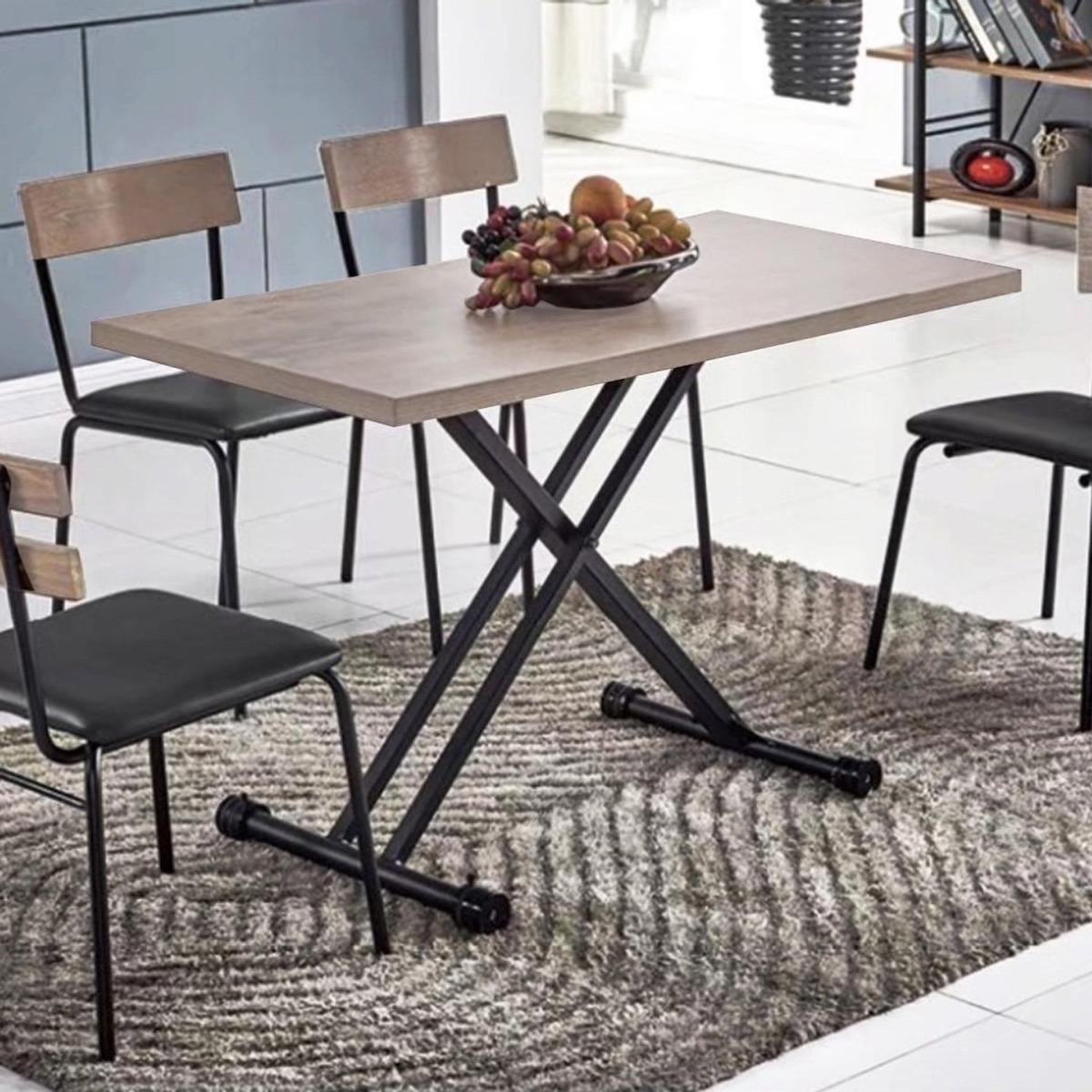Paris Prix Table Basse Relevable  Becca  120cm Chêne