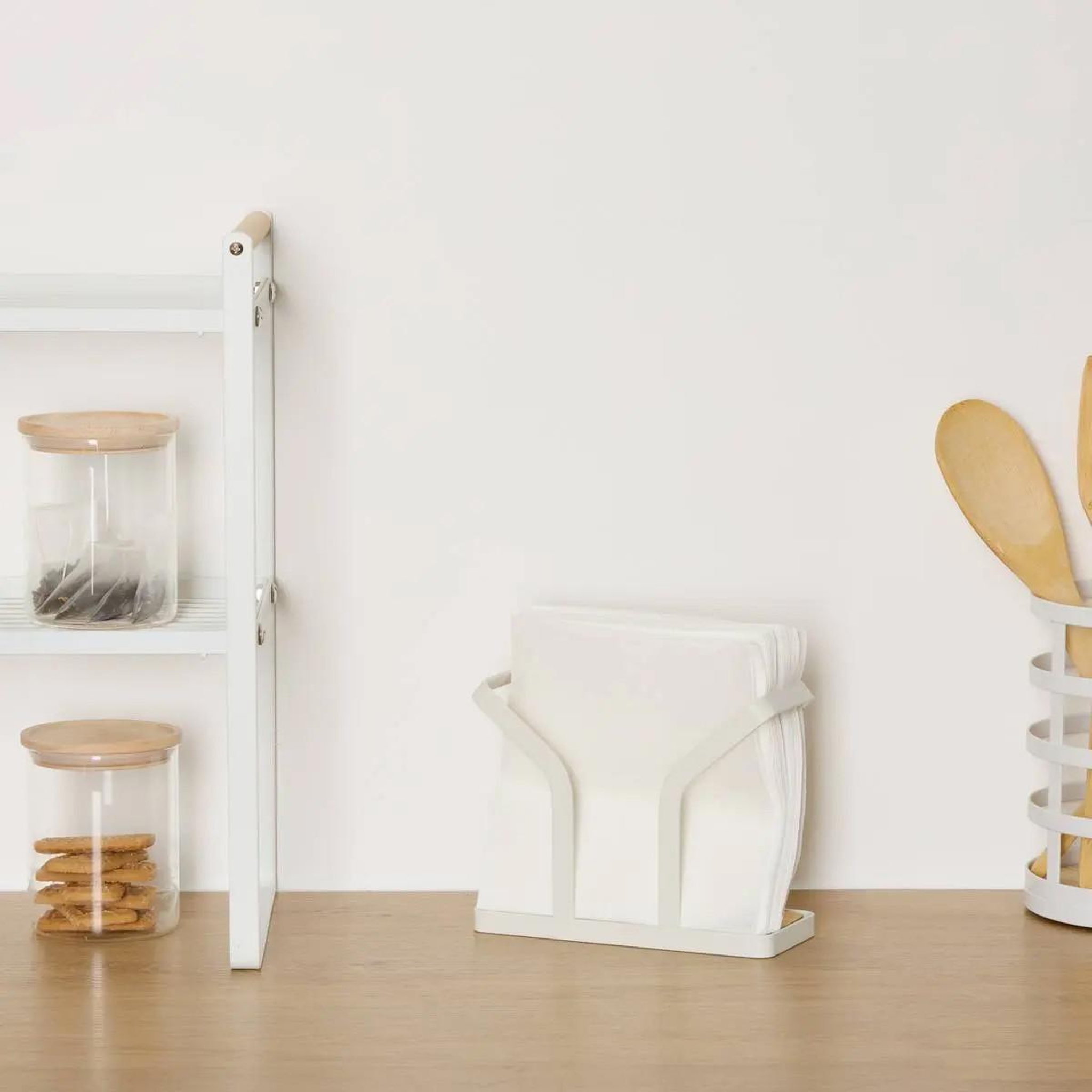 Voir la diapositive 2 : FIVE Porte-Serviettes en Métal  Balm  17cm Blanc