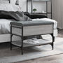 Voir la diapositive 1 : VIDAXL Banc a chaussures sonoma gris 62x42x45 cm bois d'ingenierie