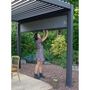 Voir la diapositive 2 : OMBREA Store Latéral 3m anthracite pour Pergola Bioclimatique OMBREA®