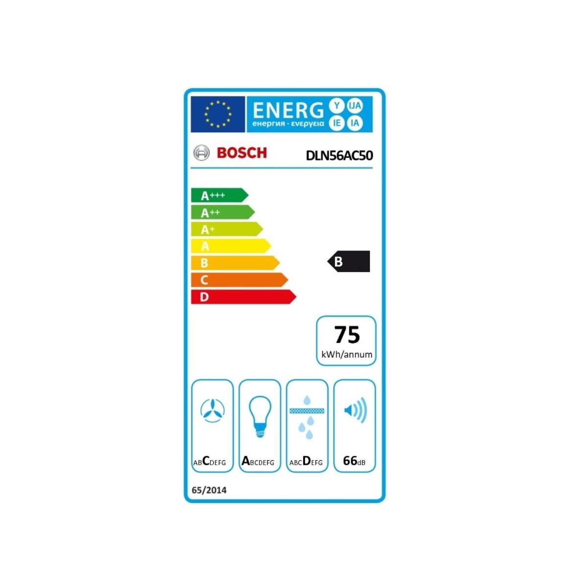 BOSCH Groupe filtrant 52cm 645m3/h inox - DLN56AC50