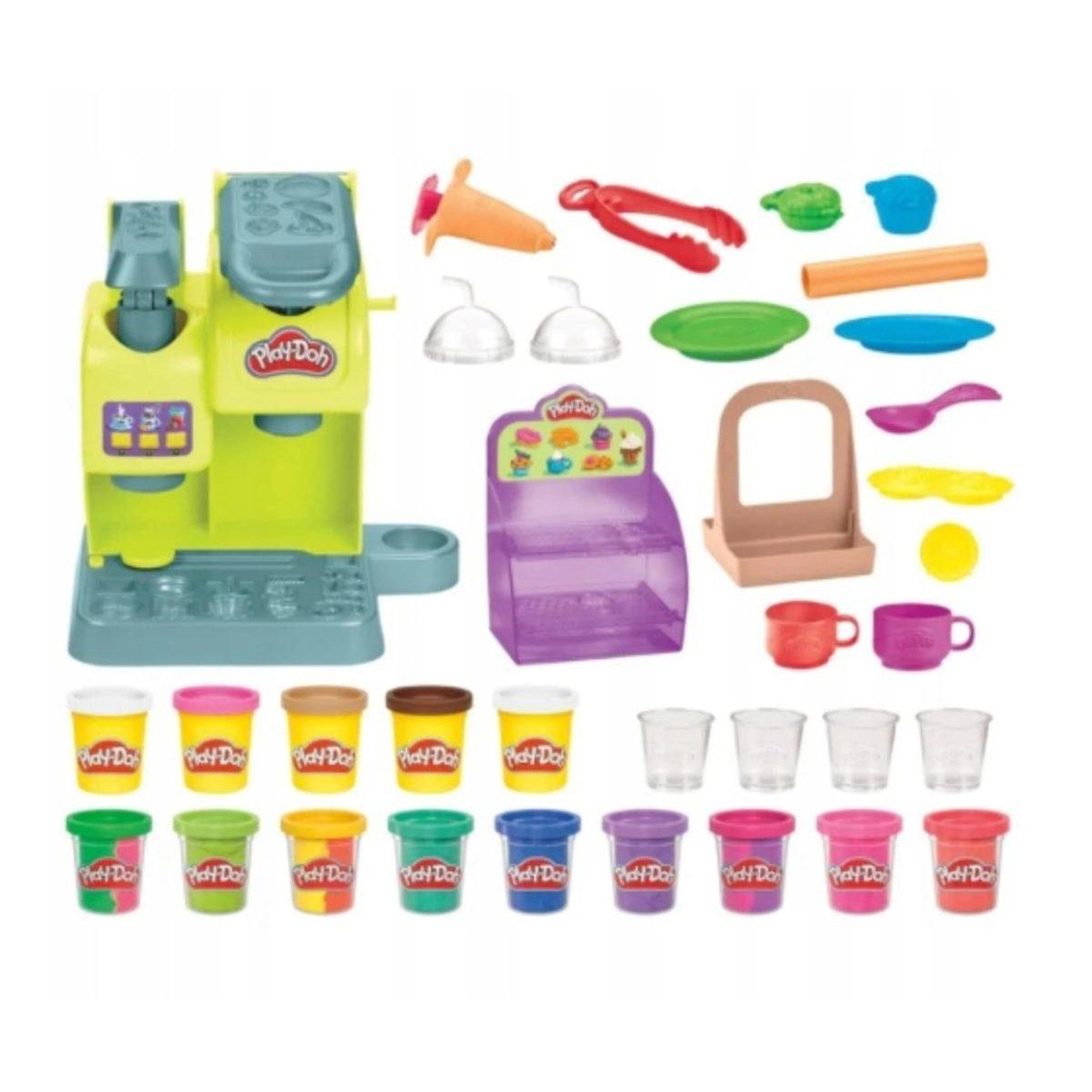 Voir la diapositive 2 : HASBRO Pâte à modeler play-doh  g0447 - le café arc-en-ciel