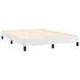 Voir la diapositive 4 : VIDAXL Cadre de lit sans matelas blanc 140x190 cm similicuir