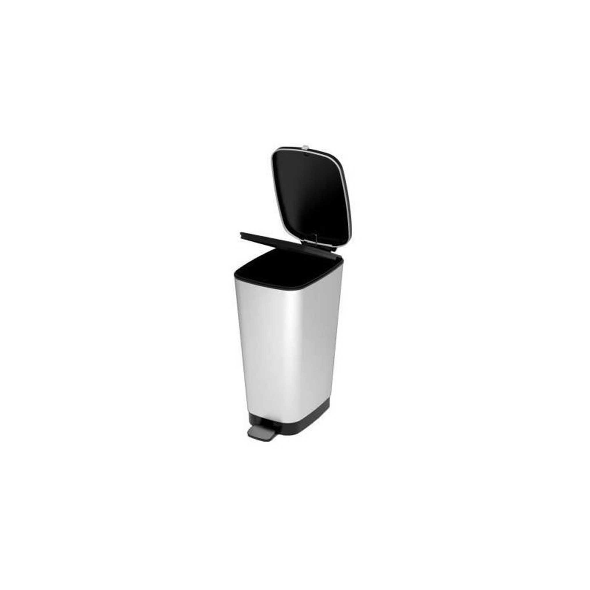 Voir la diapositive 6 : KIS KIS Chic Poubelle a pédale- 42.5L - Aspect Inox
