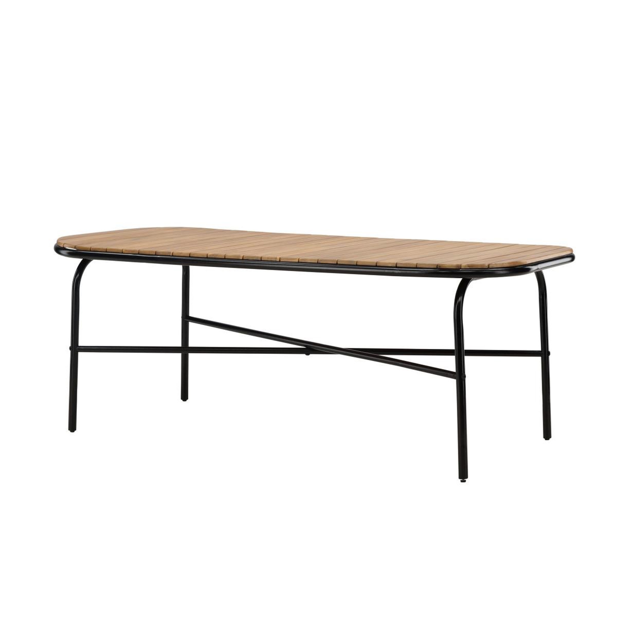 Voir la diapositive 5 : Paris Prix Table de jardin en bois  holmbeck  200cm naturel
