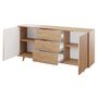 Voir la diapositive 3 : BEST MOBILIER Diego - buffet - effet bois - 180 cm