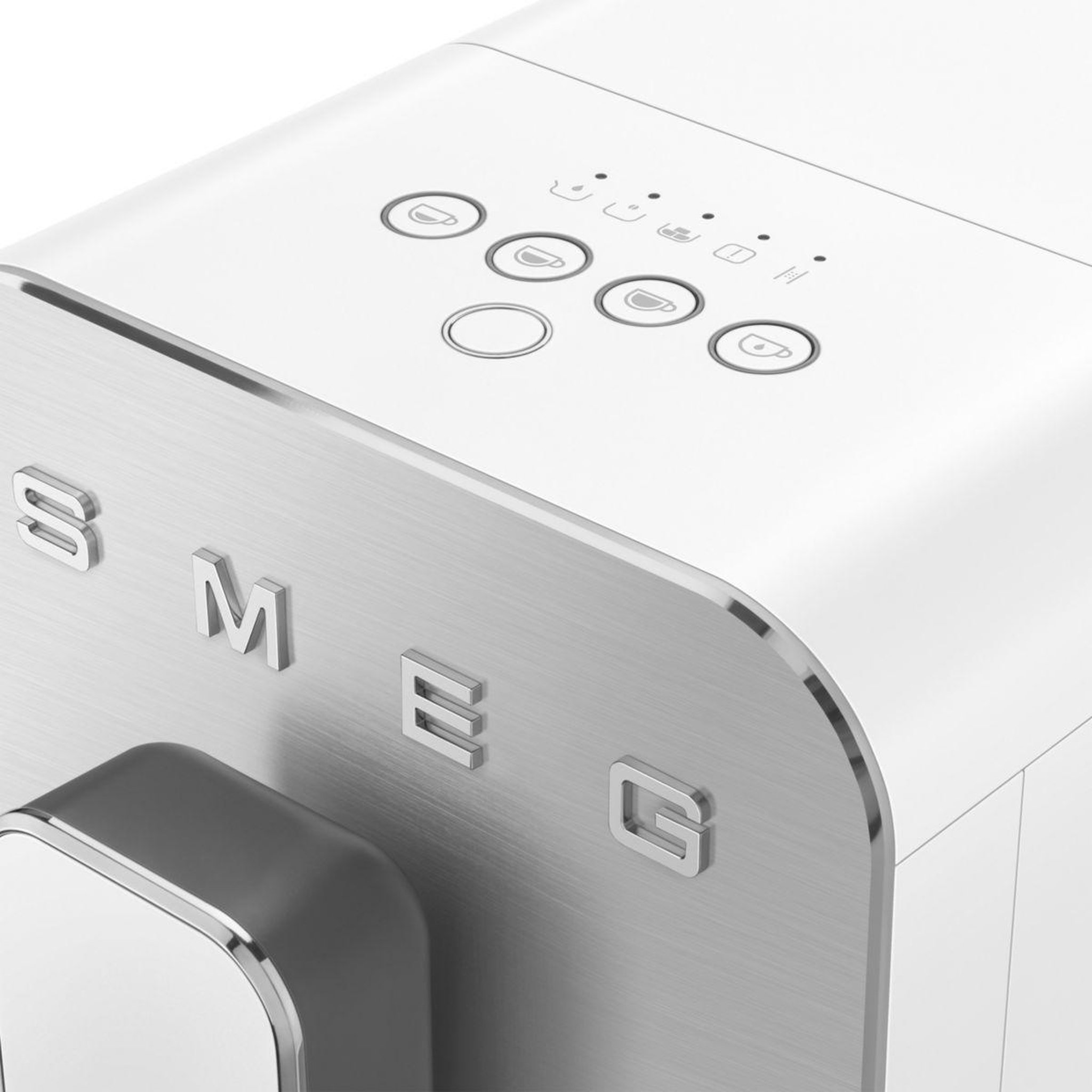 Voir la diapositive 2 : SMEG Expresso broyeur collezione bcc11whmeu
