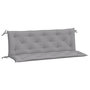 Voir la diapositive 2 : VIDAXL Coussins de banc jardin lot de 2 gris 150x50x7 cm tissu Oxford