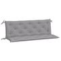 Voir la diapositive 2 : VIDAXL Coussins de banc jardin lot de 2 gris 150x50x7 cm tissu Oxford