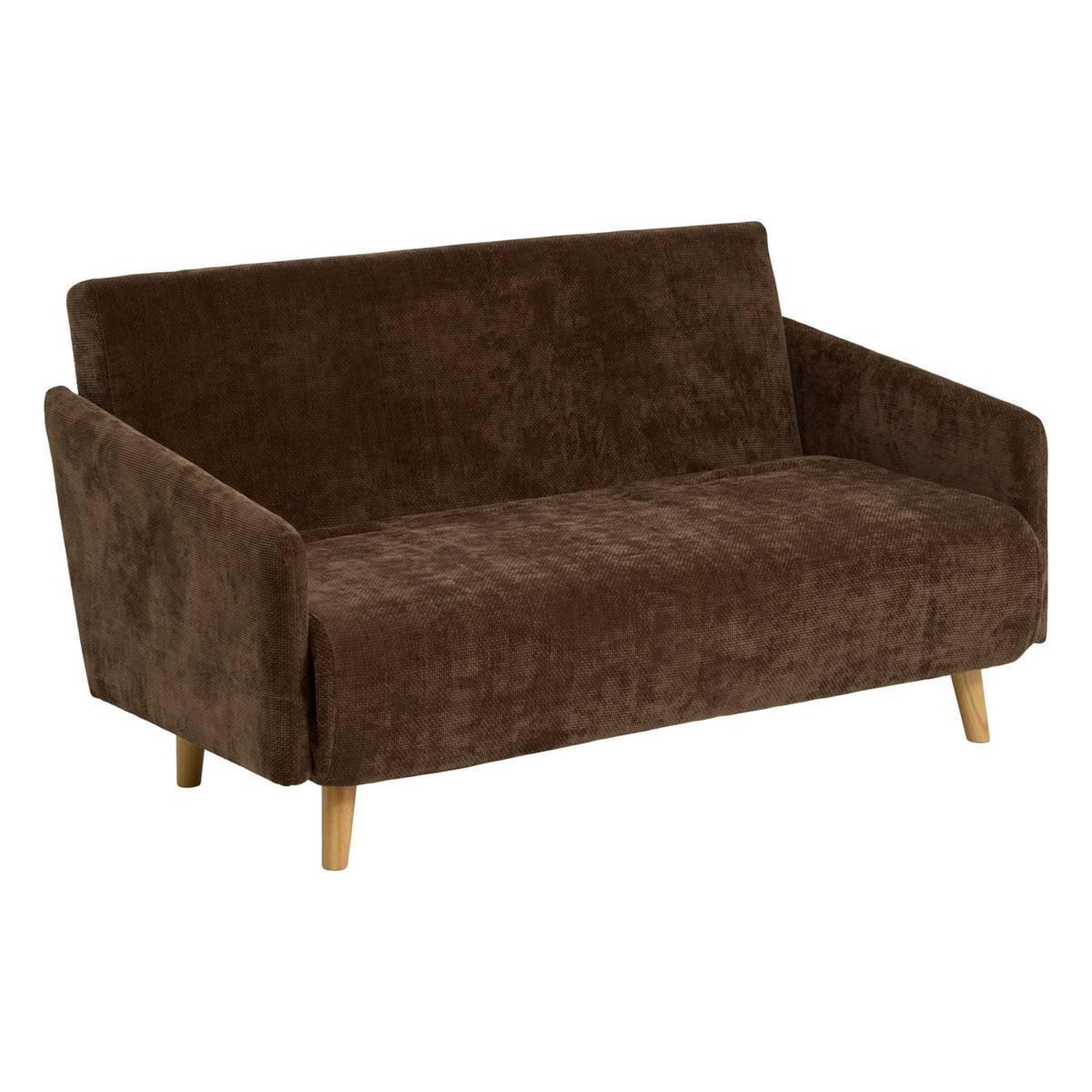 Voir la diapositive 2 : ATMOSPHERA Canapé convertible 2 places  milo  155cm marron tonka