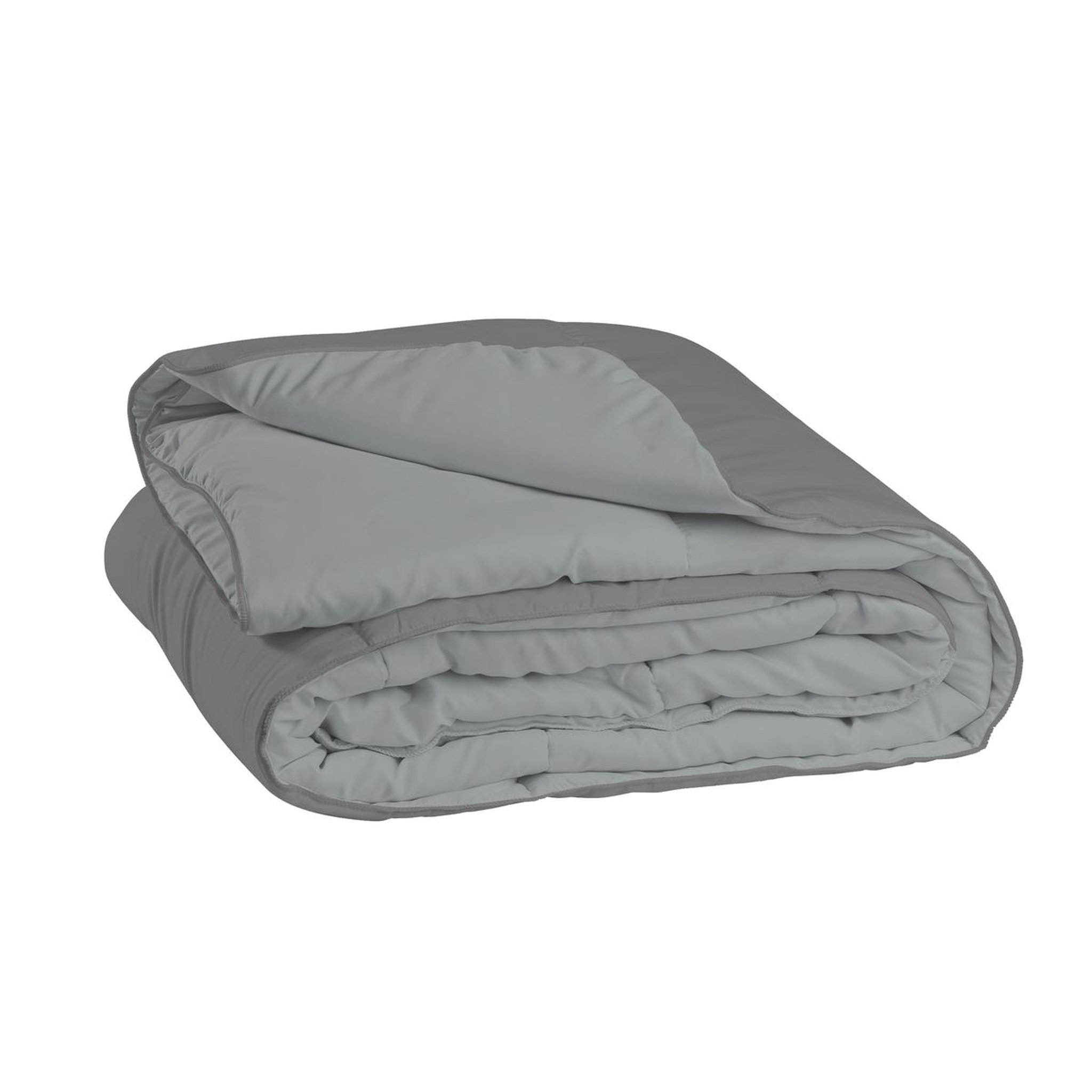 Voir la diapositive 2 : BLANREVE Couette légère bicolore en microfibre 200 g/m² 