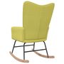 Voir la diapositive 4 : VIDAXL Chaise a bascule Vert Tissu