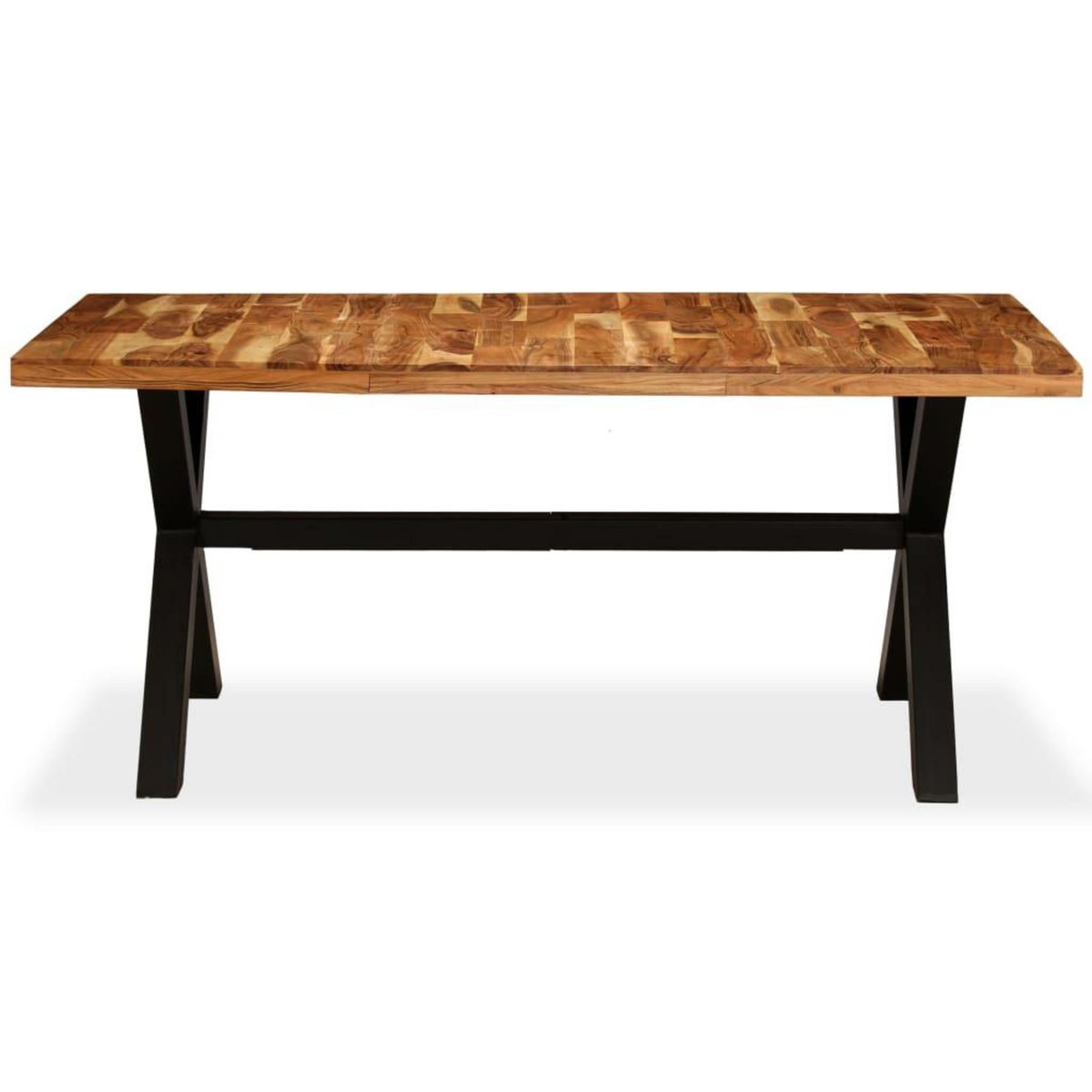 VIDAXL Table a manger Bois d'acacia massif et manguier 180x90x76 cm