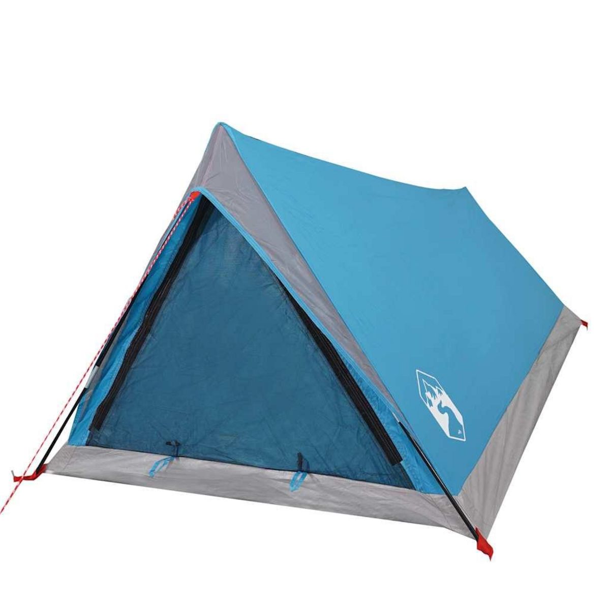 VIDAXL Tente de camping 2 personnes bleu impermeable