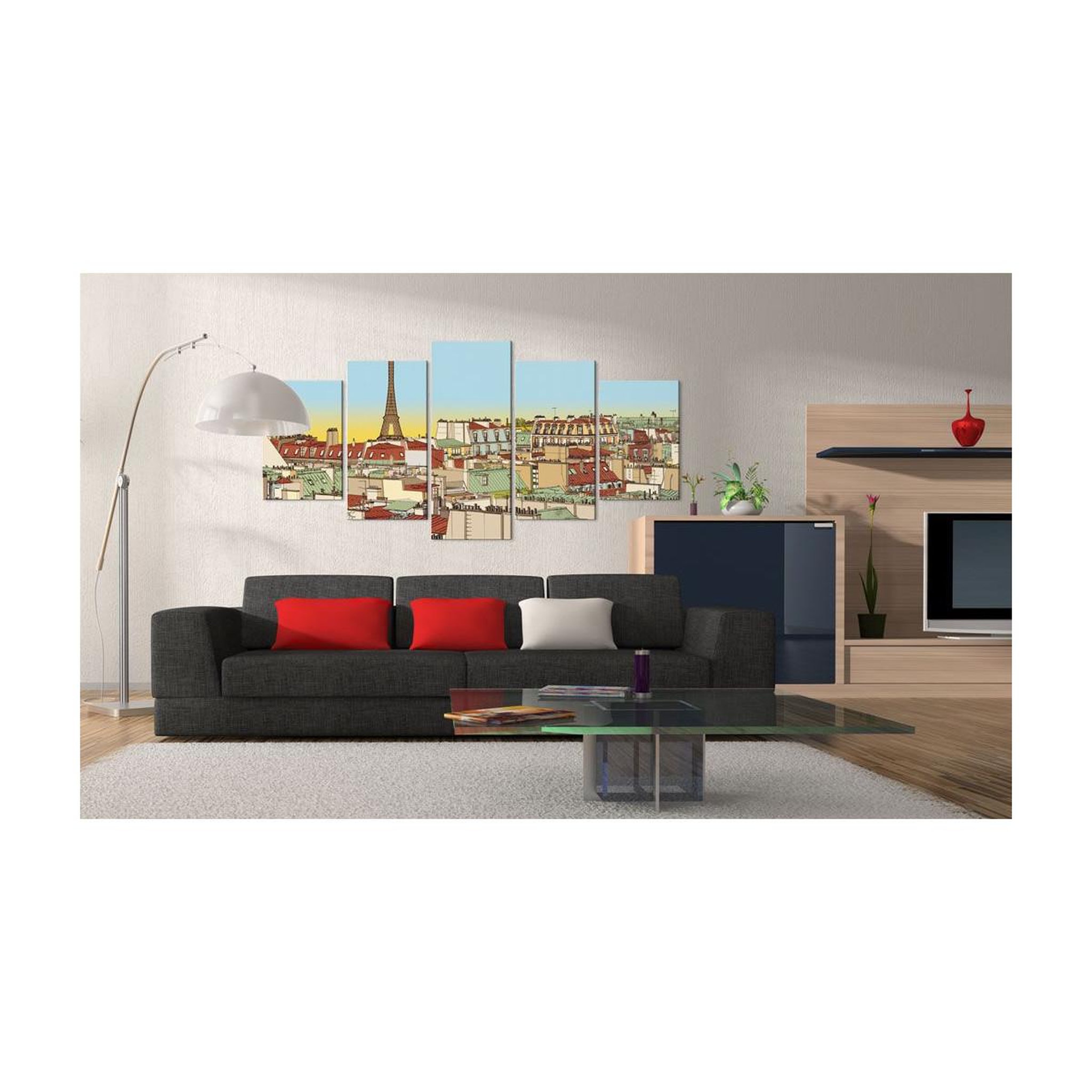 Voir la diapositive 2 : Paris Prix Tableau imprimé  image idyllique de paris