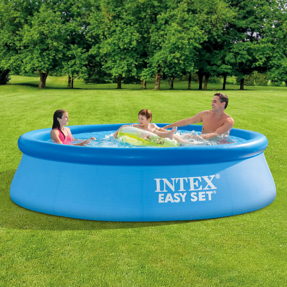 Intex Piscine autoportée ronde - 3,05 x 76cm - EASY SET