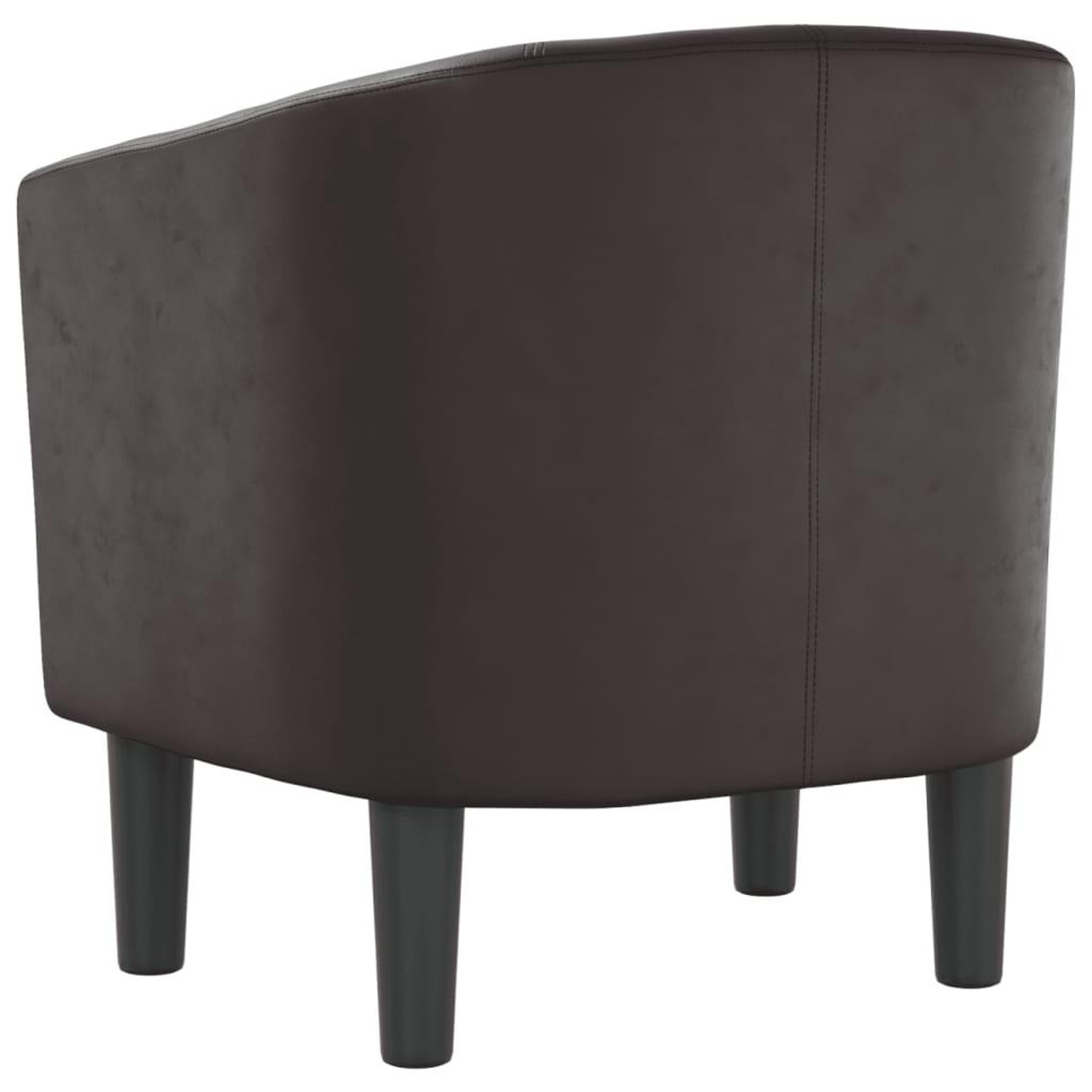 Voir la diapositive 5 : VIDAXL Fauteuil marron similicuir
