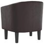 Voir la diapositive 5 : VIDAXL Fauteuil marron similicuir