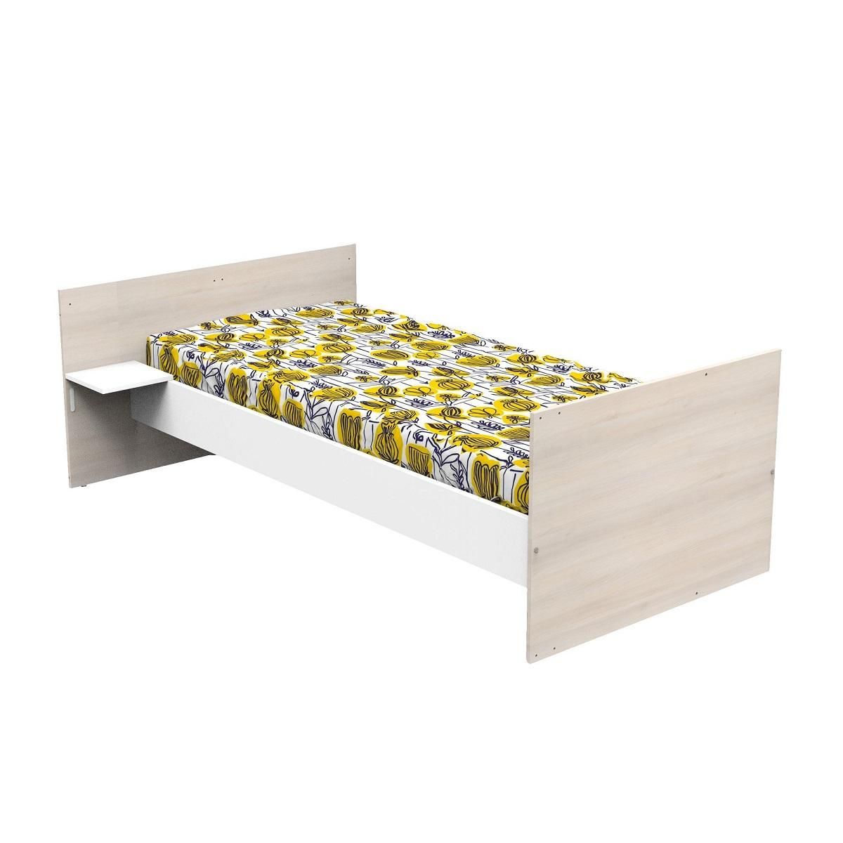 BABY PRICE Lit Combiné 120x60 évolutif en 90x190 cm YUZU 