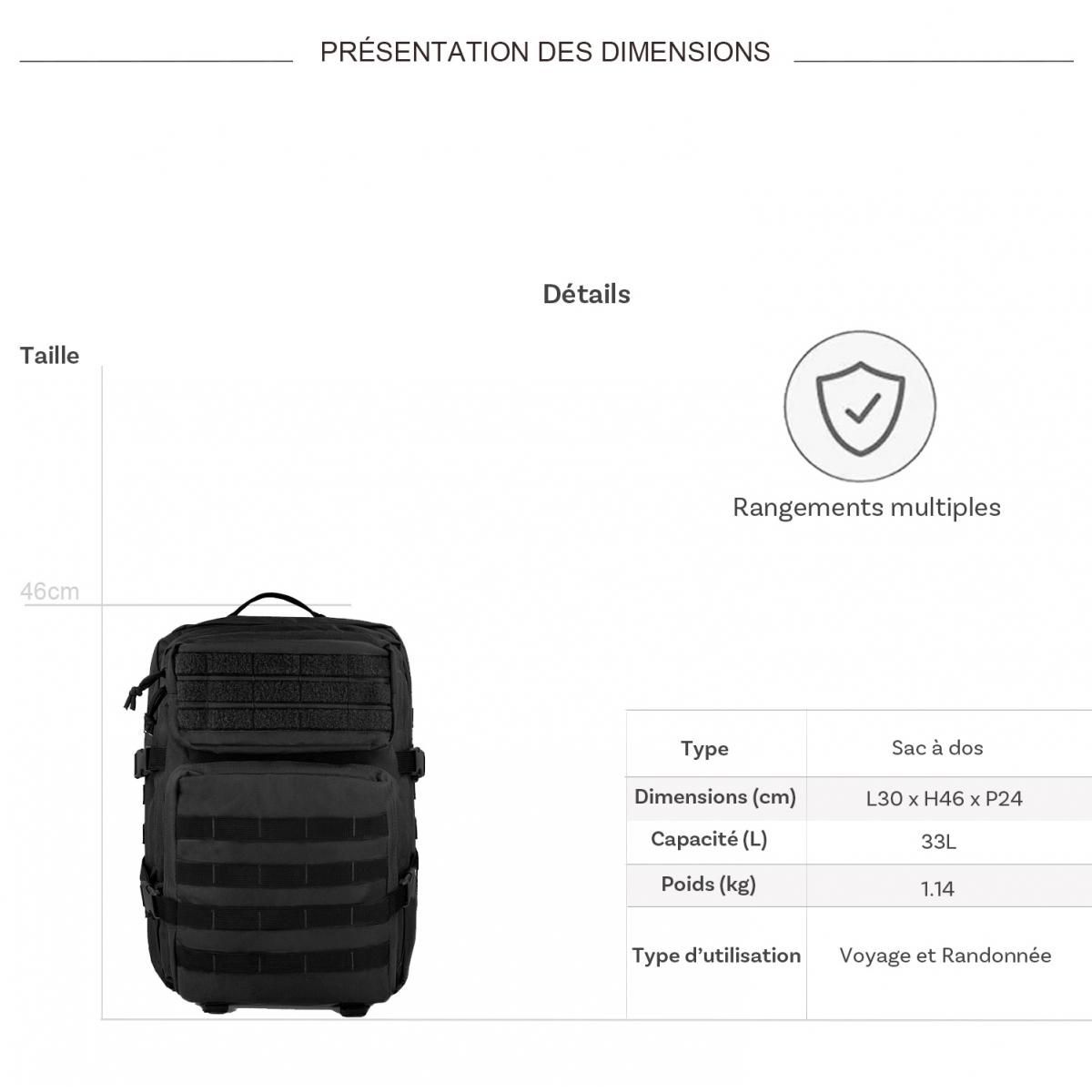 Les Sacs de K'rlot Sac à dos double compartiment