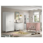 Voir la diapositive 2 : Vipack Billy set Commode armoire blanc lit rose