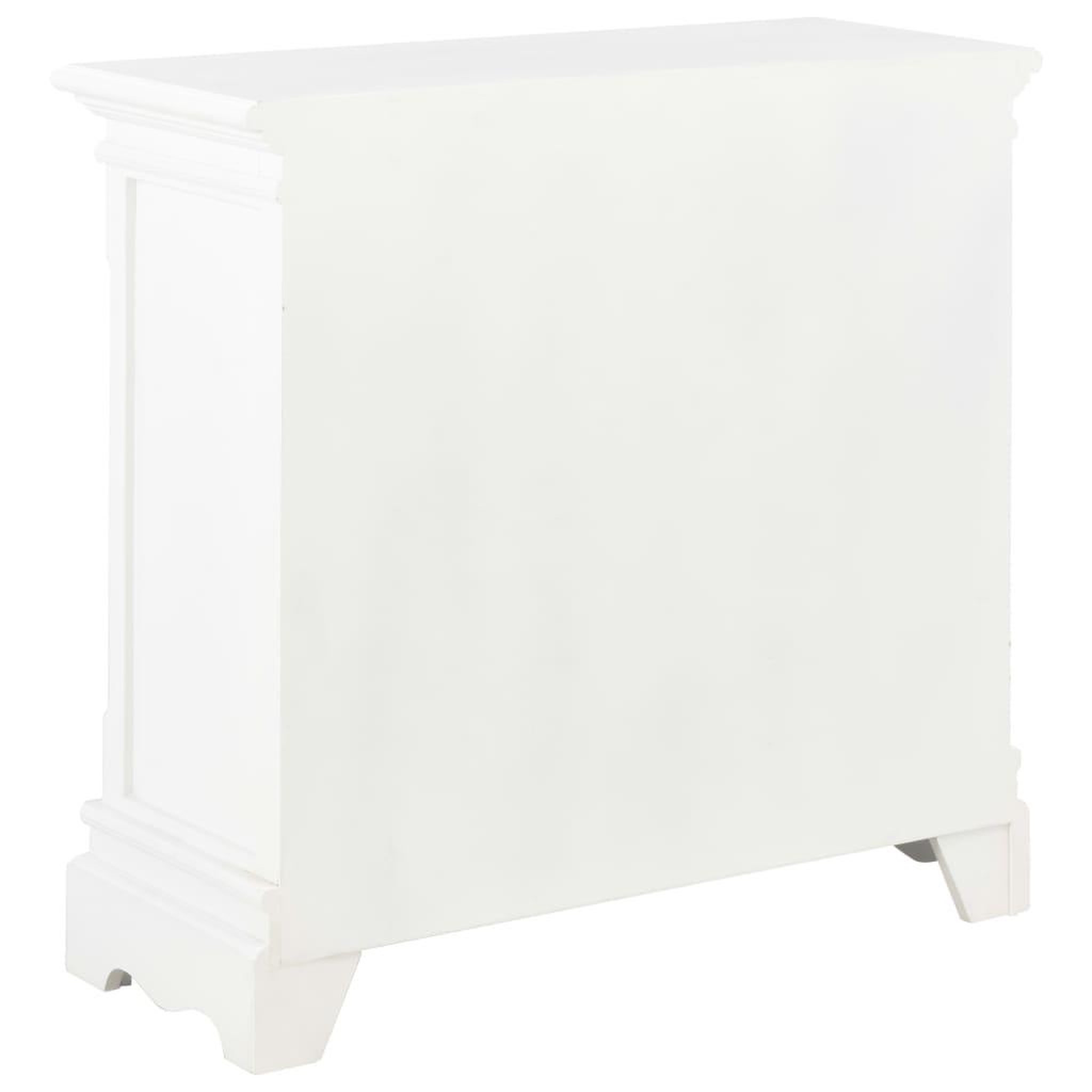 Voir la diapositive 5 : VIDAXL Buffet blanc 70x28x70 cm bois de pin massif