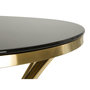 Voir la diapositive 2 : Paris Prix Table d'Appoint  Shanty  108cm Noir & Or