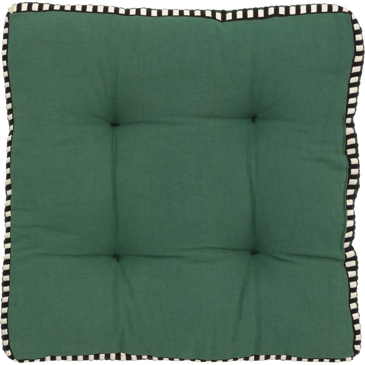 ATMOSPHERA Galette de chaise matelassée MALAKITE - Vert cèdre