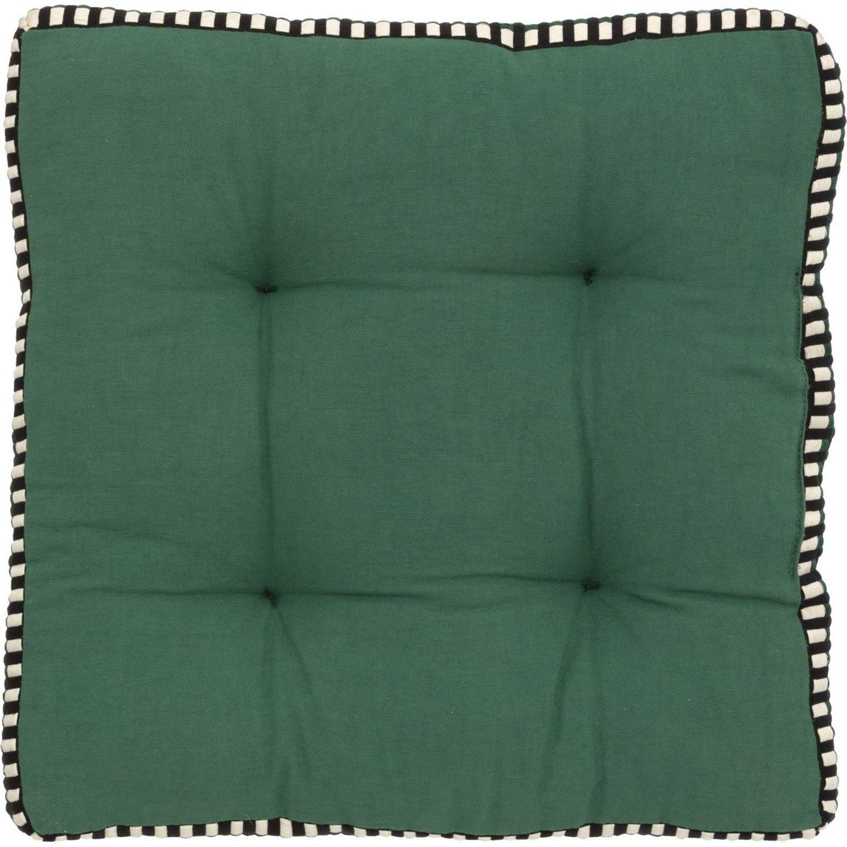 ATMOSPHERA Galette de chaise matelassée MALAKITE - Vert cèdre