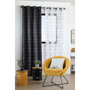 Voir la diapositive 2 : Lovely Casa Rideau à œillets occultant 140x260 cm Roadtrip anthracite
