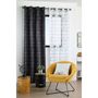 Voir la diapositive 2 : Lovely Casa Rideau à œillets occultant 140x260 cm Roadtrip anthracite