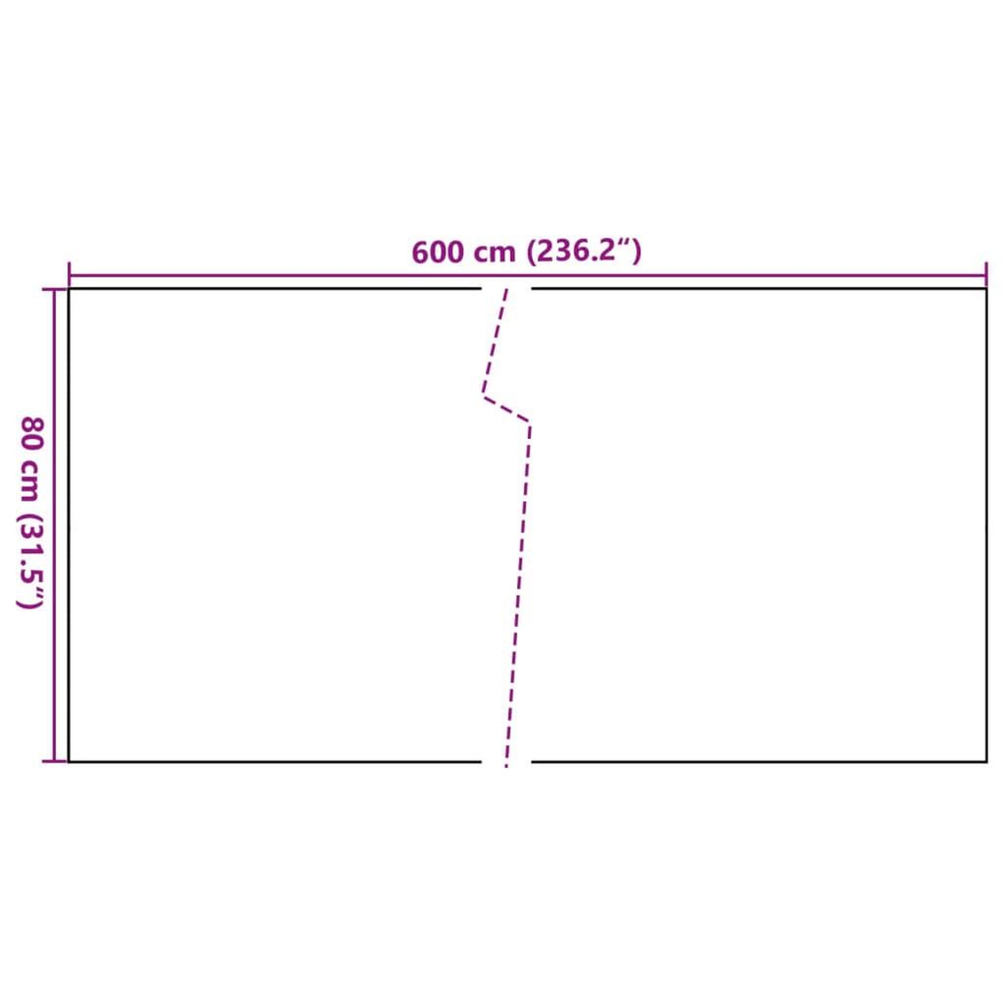 Voir la diapositive 6 : VIDAXL Paravent de balcon brun et noir 600x80 cm resine tressee