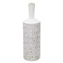 Voir la diapositive 1 : Paris Prix Vase Bouteille Abstrait  Nairobi  49cm Blanc