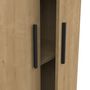 Voir la diapositive 3 : Armoire 2 portes 1 tiroir L90 cm LIZZIE