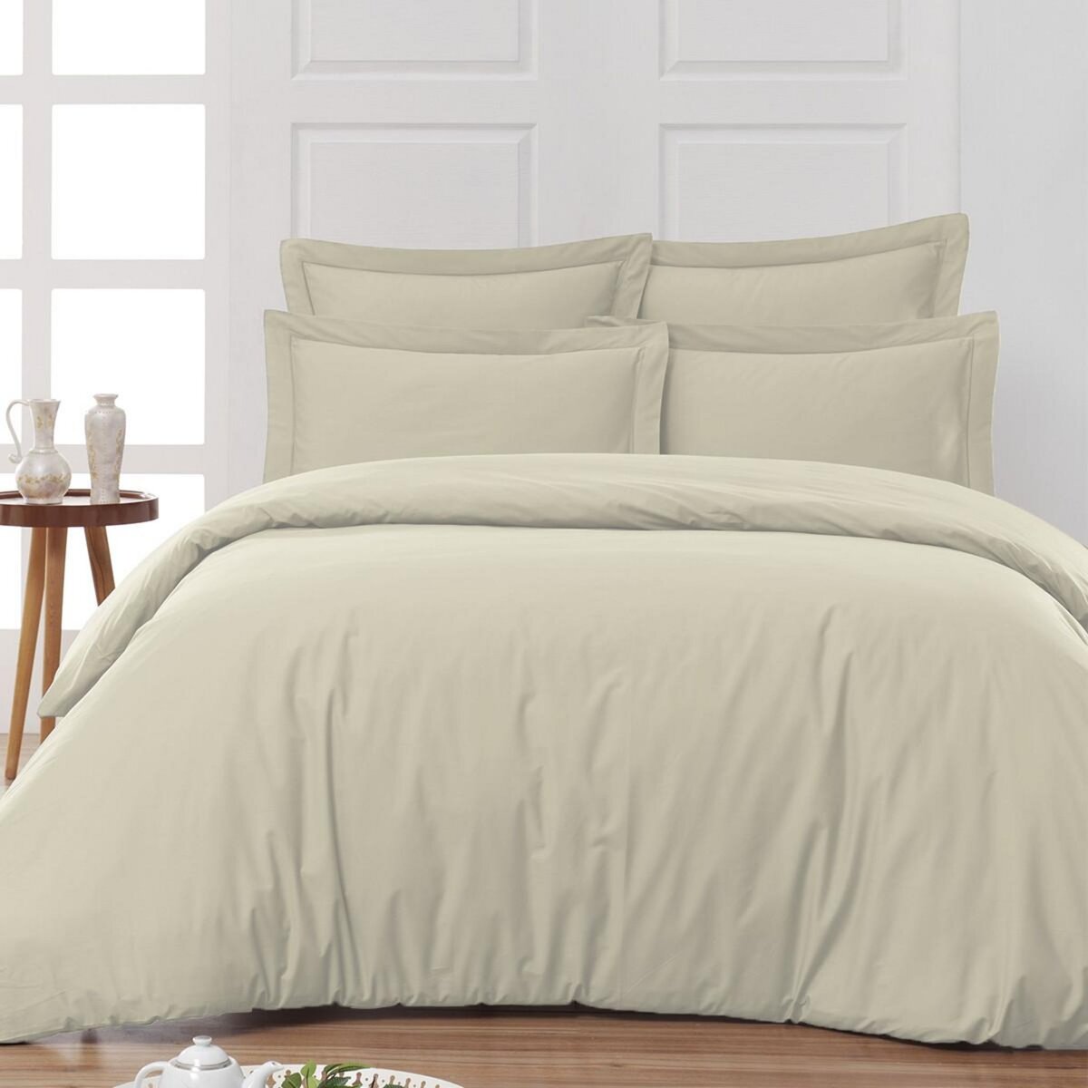 Sensei Maison Taie de traversin en percale de coton SOFT PERCALE - 45x185 cm