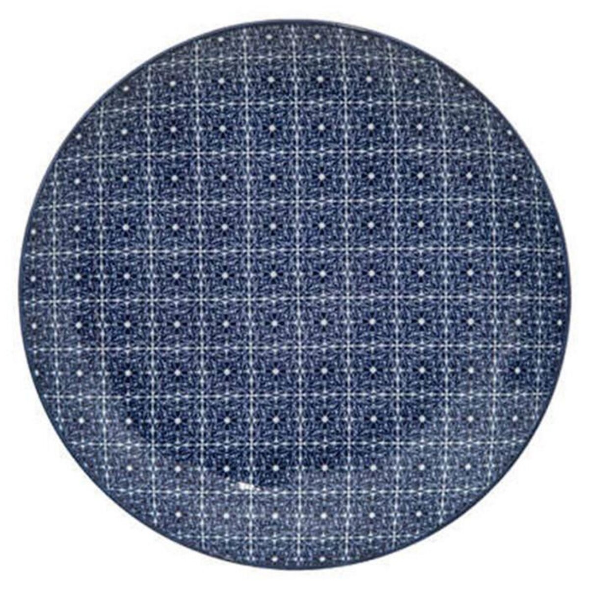 SECRET DE GOURMET Lot de 6 Assiettes Plates  Adèle  26cm Bleu