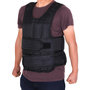 Voir la diapositive 2 : HOMCOM Gilet lesté réglable veste lestée 20 Kg max. poids amovibles entrainement musculation exercice boxe oxford noir