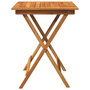 Voir la diapositive 4 : VIDAXL Ensemble a manger de jardin pliable 3 pcs Bois d'acacia solide